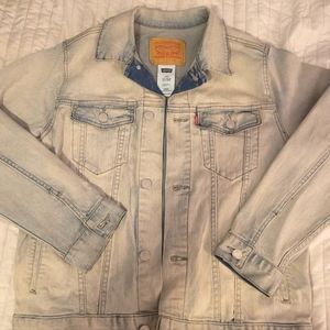 Levi's denim jacket .